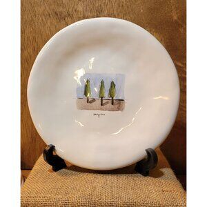 Pottery Barn Rae Dunn Designed Tea Garden Desert / Salad Plate "Inspire" 8 Inch
